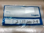  Swagelok SS-200-7-4 Female Connector 1/8" Tube OD x 1/4" FNPT (Lot of 2) Image