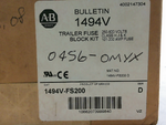  Allen-Bradley 1494V-FS200 3-Pole 200A Trailer Fuse Block 600V Heavy Duty Image