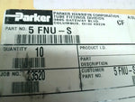  Parker 5 FNU-S (10 PCS) Ferulok 24° Flareless Fittings Plug and Cap Steel Chromium Image