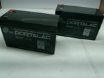  Portalac PE12V7 (2 PCS) GS Replacement Emergency Lighting SLA Battery 12V 7.5AH Image