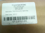 Connectrac CT.C.DT2.1-DG Data Device Kit Dark Gray Floor Raceway Pass Thru Image