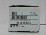 Parker K065903353 Solenoid Pilot Valve 3-Way 110/120 VAC 50/60 Hz 0-140 PSIG Image