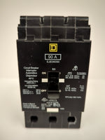  Square D EJB36090 90A E-Frame Bolt-On Circuit Breaker 90 Amp 3P 600Y/347VAC Image
