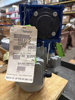  Motovario NMRV 050 Gear Reducer Ratio 30:1 1/2 HP 208/230/400/460 VAC 1665 RPM Image