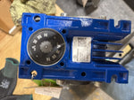  Motovario NMRV 050 Gear Reducer Ratio 30:1 1/2 HP 208/230/400/460 VAC 1665 RPM Image
