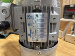  Motovario NMRV 050 Gear Reducer Ratio 30:1 1/2 HP 208/230/400/460 VAC 1665 RPM Image