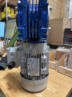  Motovario NMRV 050 Gear Reducer Ratio 30:1 1/2 HP 208/230/400/460 VAC 1665 RPM Image