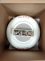  Eaton Wheelock E60-24MCC-ALW White Ceiling Speaker Strobe Xenon Clear Lens Image