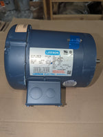  Leeson C6T17FC1G AC Motor 3/4HP 1725RPM 208-230/460V 3PH 56C Frame TEFC 110047.00 Image
