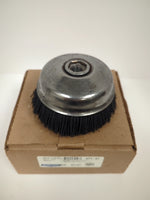  Osborn 32127 4" Abrasive ATB Cup Brush 320 Grit S/C 5/8-11 AH 6000RPM Image