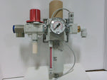  SMC AW40-F04-8-B Modular Filter Regulator w/ IS10E-40F04-A and VHS40-F04B Modules Image