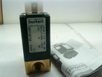 Burkert 0330-C-1/8-FKM-BR Solenoid Valve 24VDC 8W Image