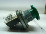  Allen Bradley 800T-D1D1 Momentary Push Button 30mm Green Mushroom Head Image