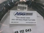  ASG Jergens ASG-CB2500-10HW Heavy Weight Strain Relief Tool Cable 10' Length Image