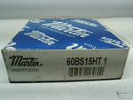  Martin 60BS15HT 1 Roller Chain Sprocket 15 Tooth Saber Heat Treated 1” Bore Image