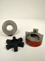 Lovejoy L-090 7/8" Jaw Type Coupling Set 7/8" Bore (.875) w/ Spider Insert Image