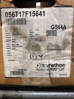  Marathon 1-1/2 HP AC Motor 56HC 1725 RPM 230/460 VAC 3PH TEFC G584A Image
