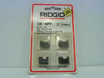  Ridgid 37855 1/8" NPT Pipe/Bolt Threading Dies (4 pcs per pack) Image