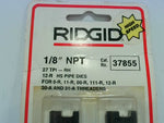  Ridgid 37855 1/8" NPT Pipe/Bolt Threading Dies (4 pcs per pack) Image