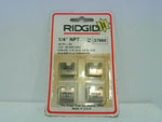  Ridgid 37860 1/4" NPT Pipe/Bolt Threading Dies (4 pcs per pack) Image