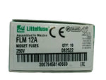  Littelfuse FLM 12A Midget Fuse 12A 250VAC 125VDC Image