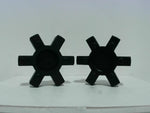  Lovejoy 11494 Black Rubber Spider Insert for L-099 and L-100 Jaw Couplings (Lot of 2 pcs) Image