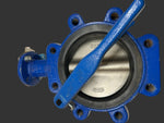  ABZ Butterfly Valve 250PSI 815 Trim 6" ABZ 3/4" Handle 316-06 Image