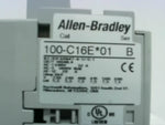  Allen Bradley 100-C16EJ01 /B IEC Contactor 16A 3-Poles 24VDC/AC 50/60Hz Image