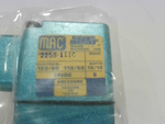 MAC Valves 225B-111C Solenoid Valve 24VDC 110-120VAC 50/60Hz 150PSI Image