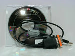  Keyence OP-84114 USB to RS232 Cable Assembly with CD Software Disc 2.5' Length Image