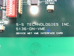  S-S Technologies 5136-DN-VME DeviceNet Interface Card 16 MHz V40 Microprocessor w/ 128 KB RAM Image