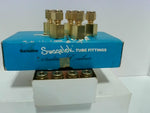  Swagelok B-400-7-4 Brass Connector Female 1/4"NPT (Lot of 5 pcs) Image