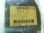  Vogel DS-W 3-2 Pressure Switch 3 bar- 45 bar 250V AC 0.3A Image