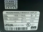  Uticor PMD 150S-115N2L Programmable Message Display 115VAC 10A 50/60 Cycles Image