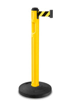  Lavi Industries All Weather Beltrac Tempest Post w/Yellow Retractable Belt 80-5000R/YL Image