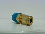 Swagelok B-400-1-6 Brass Male Connector 1/4" Swagelok Fitting 3/8" Male NPT 3900PSI Max (Lot of 18 pcs) Image