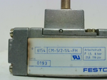  Festo 6154-CM-5/2-1/4-FH Solenoid Valve 5/2-Way 116PSI Max Image