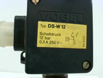  Vogel DS-W-12 Pressure Switch 45 Bar Max 250VAC Image