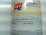  PTI F4E-040-BC-B High Performance Spin-on Filter Image