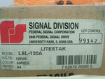  Federal Signal Division LSL-120A Litestak Base Amber 120VAC Image