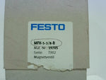  Festo MFH-5-3/8-B 5/2-Way Solenoid Valve 35-145PSI 19705 Image