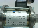  Coax A 45 NC 10 4C6 3/8DC 24L Coaxial Valve 24VDC 514305 Image