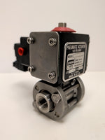  Gemini Valve A512, Gemini 4-Way Pilot Valve 4GP, SC07D-120VAC Solenoid and 1/2" Ball Valve Image
