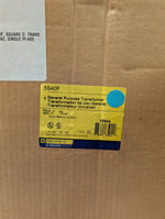  SQUARE D 5S40F 5kVA 1PH Dry Type Transformer 480VAC Pri. x 120/240VAC Sec. Image