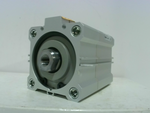  SMC CLQA50-25D-B Compact Pneumatic Cylinder with Mechanical Lock 50mm Bore 25mm Stroke Image