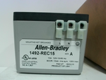  Allen Bradley 1492-REC15 /A DIN Rail Receptacle 15A 125V 50/60Hz Image