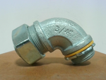  Eaton Crouse Hinds LT7590 3/4” Liquid Tight 90 Deg. Elbow Conduit Connector (10 pcs per box) Image