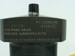  Vektek P1-5200-00 Pneumatic Swing Clamp 2" Bore Clockwise Swing Image