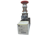  Allen Bradley 800H-DP6L /C Red Push Button Heavy-Duty Image