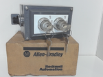  Allen Bradley 800H-2HZ4R /C 30mm Keyed Selector Switch Station Bypass/Release Image